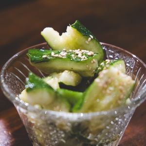 Beer-pickled cucumbers