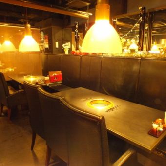 Perfect for anniversary meals and entertaining.Have a yakiniku banquet, girls' night out, or private banquet in a fully equipped semi-private tatami room ☆
