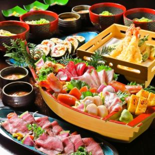 《5月限定》豪快船盛りコース　お料理グレードアップ　プレミアム飲み放題込6,000円→5,000円