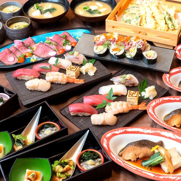 The rice is made with mellow red vinegar! Authentic Edomae sushi