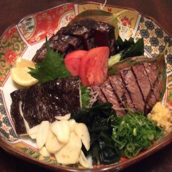 [Tosa's Banquet Course] Course D "Seared Whale and Moray" (cooking only)
