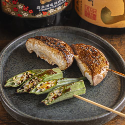 【種類豊富な串で乾杯！】