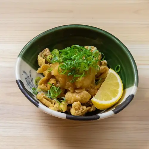 鶏皮ポン酢/フライドポテト