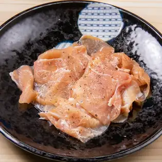 Appetizer prosciutto / spicy cod roe