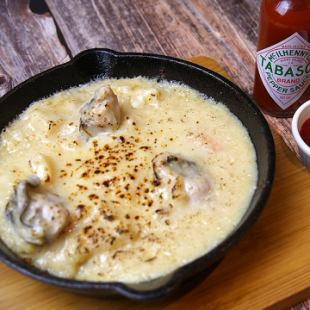 牡蠣と山芋スフレ