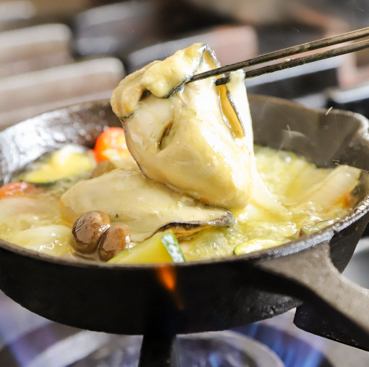 牡蠣のアヒージョ