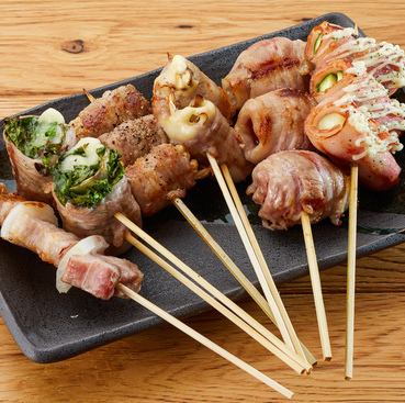 厳選野菜巻き串を味わう『全く新しい体験型居酒屋』！