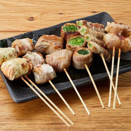 野菜巻き串5本盛り合わせ