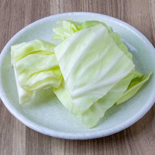 Refreshing onions/crispy cabbage each