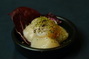 大粒ホタテのコンフィ