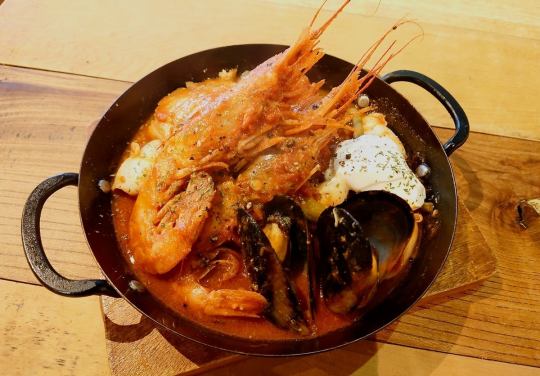 【忘年会/新年派对,满足的意大利套餐】主菜:马赛鱼汤