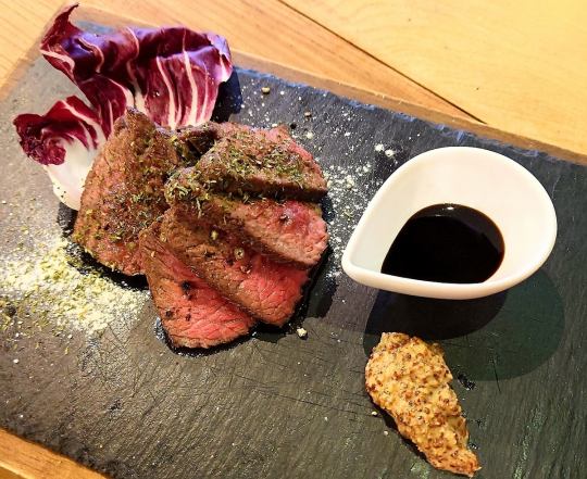 【忘年会/新年会豪华意大利套餐】主菜:国产牛排