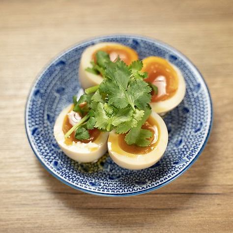 燻製半熟玉子のアテ