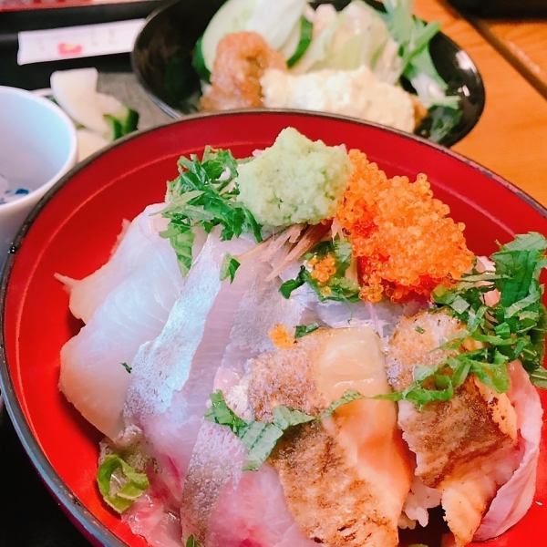 海鮮丼定食