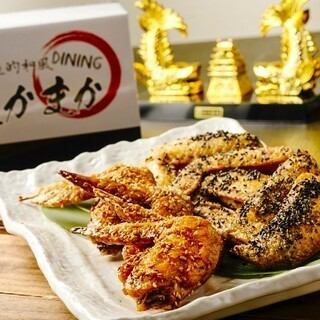 [90 minutes of all-you-can-drink included] [For after-party use ♪ Private room/banquet] Fried chicken, fried shrimp, kishimen, etc. - 4,000 yen!