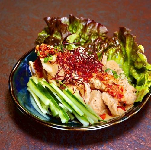 とりまるのピリ辛バンバンジー