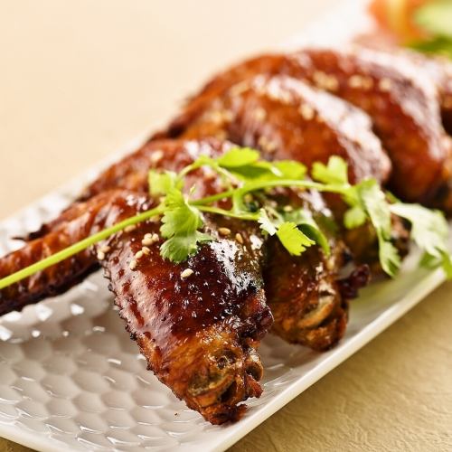 BBQ 치킨 (4 개) Grilled Honey Chicken Wing 4sticks