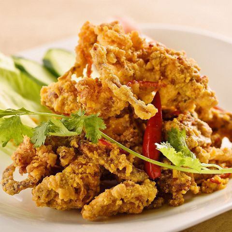[Soft shell crab salted egg]
