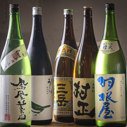 料理に合う焼酎や日本酒!