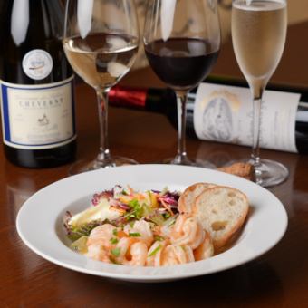 夏威夷蒜蓉虾配卷心菜虾