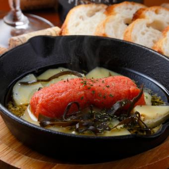 明太子和土豆蒜蓉