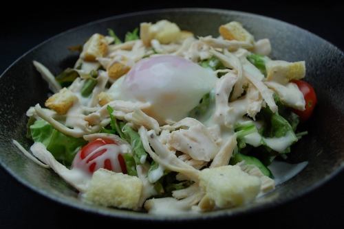 Spicy Egg Caesar Salad