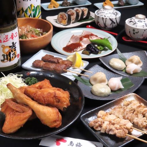 【5月～】新潟名物！半身揚げハーフや和牛串など全9品＋100分飲み放題7000円(税込)