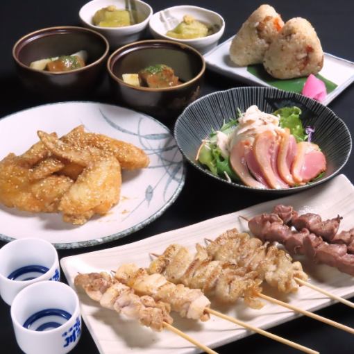 ホットペッパー限定！焼き鳥3種付き全6品＋90分飲み放題5000円(税込)