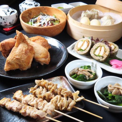【5月~】新潟名物!半身揚げ付き全8品+100分飲み放題6000円(税込)