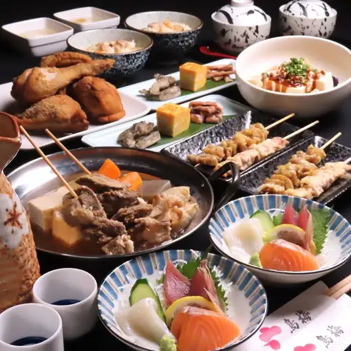 【10月～】新潟名物！半身揚げや刺身盛りなど全9品＋100分飲み放題7000円(税込)