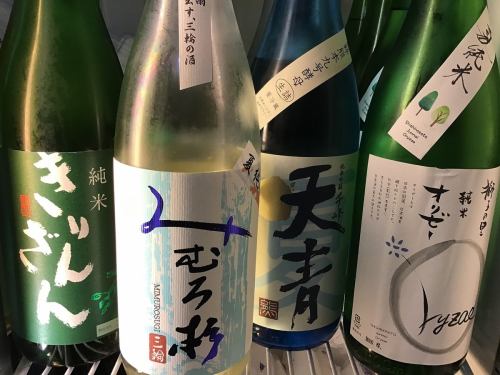 Seasonal local sake is also available! From 1078 yen (tax included)