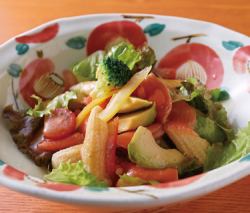 スモークサーモンとアボカドのサラダ