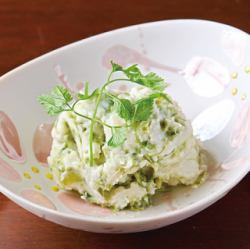 生海苔と新玉葱のポテトサラダ