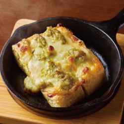 栃尾の油揚げ 葱味噌チーズ焼き