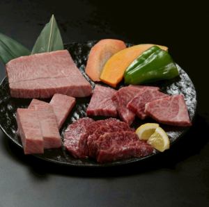 Assortment of 4 kinds of specially selected Japanese beef, 60g each