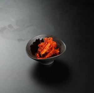 Dried squid kimchi