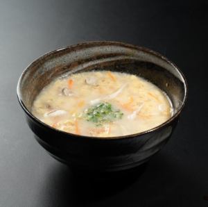 Egg soup/Wakame soup