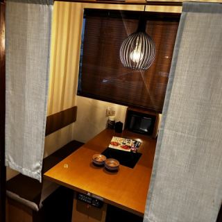 半個室のお席