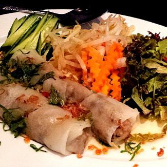 steamed spring rolls