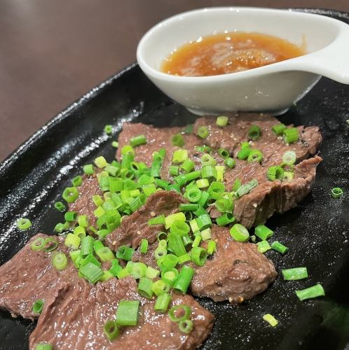 牛サガリの鉄板焼き