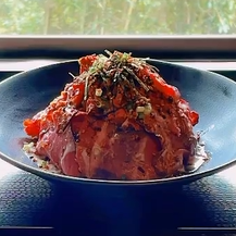 Spicy roast beef bowl (with soup)