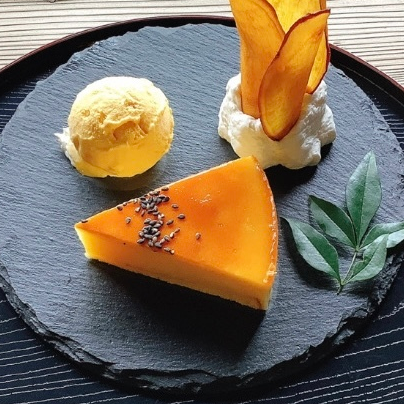 Sweet potato plate <cheesecake>