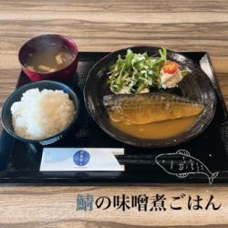 Mackerel simmered in miso and rice