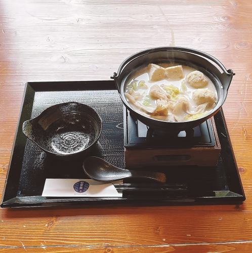 Sesame soy milk hotpot