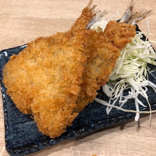 炸竹荚鱼（2条）