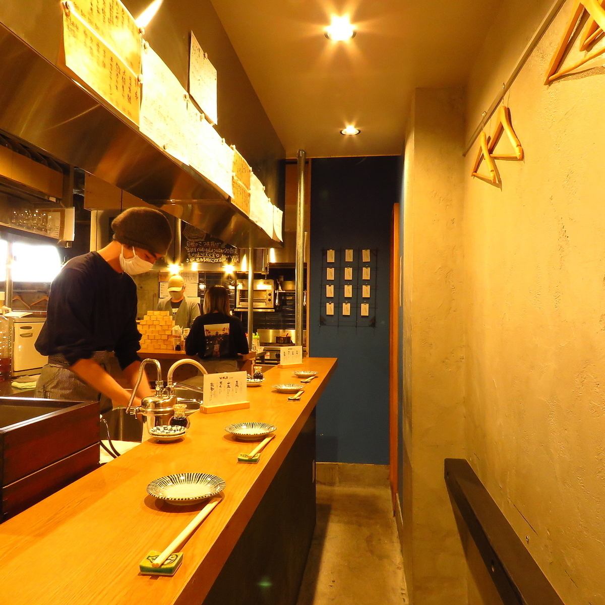 Very popular counter seats ☆ Enjoy our carefully selected dishes ♪