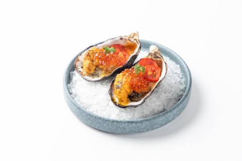 オイスター オーブン焼き 〈雲丹 １ピース〉