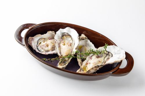 牡蠣のワイン蒸し