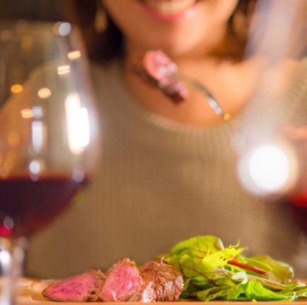 【平日限定コース】ビストロ定番料理全7品　× 150分飲み放題 (月～木曜日)