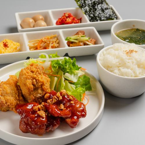 korean chicken lunch